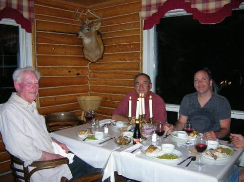 Repas apr�s une bonne p�che